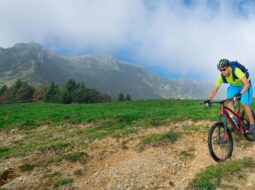 mountain biking