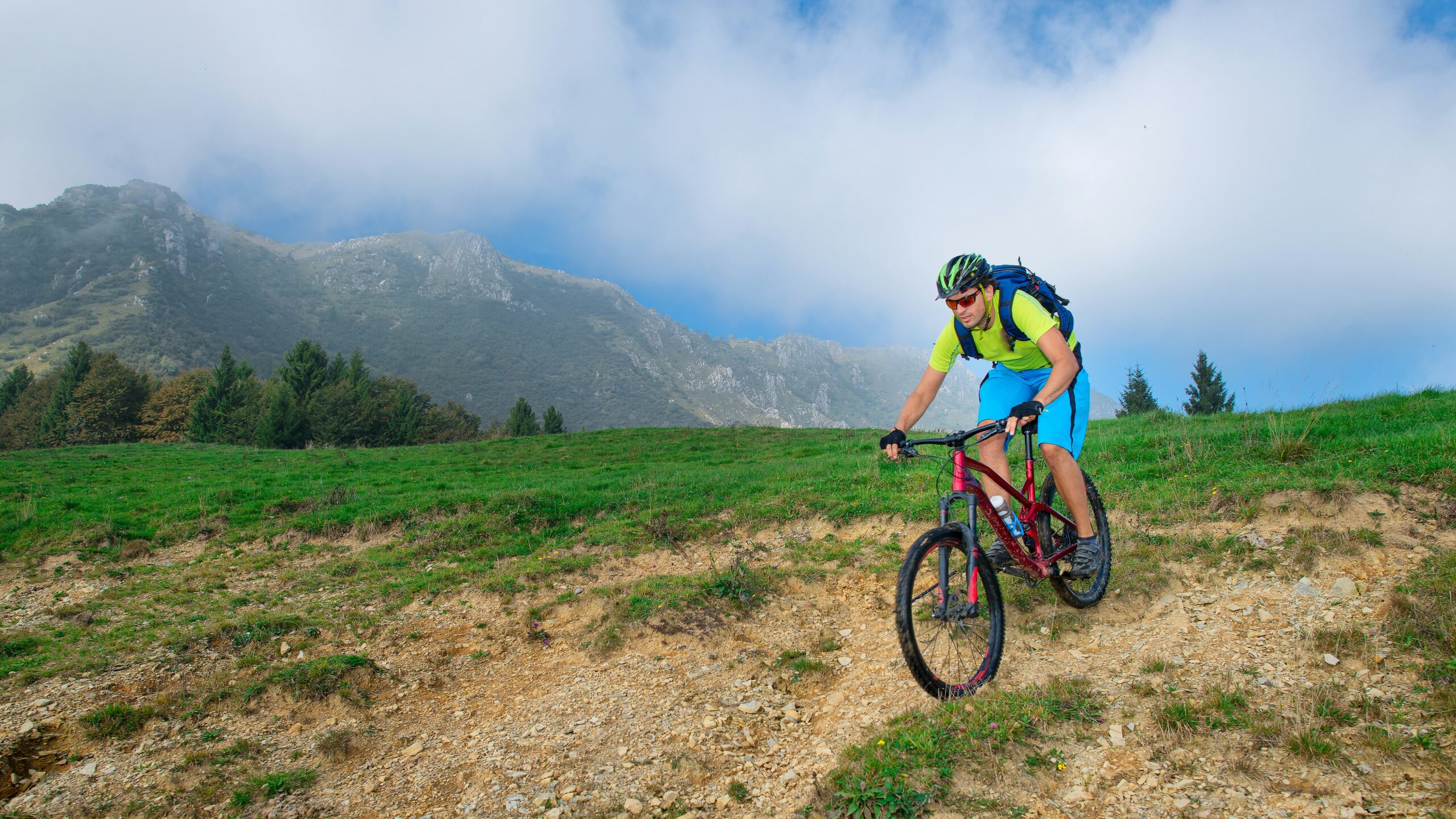 mountain biking